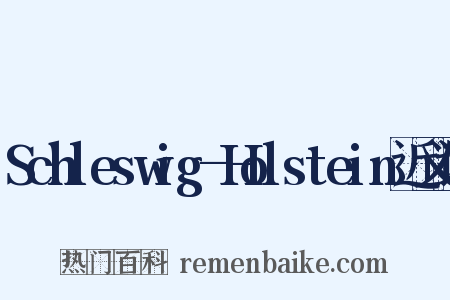 Schleswig-Holstein近义词是什么意思的图片